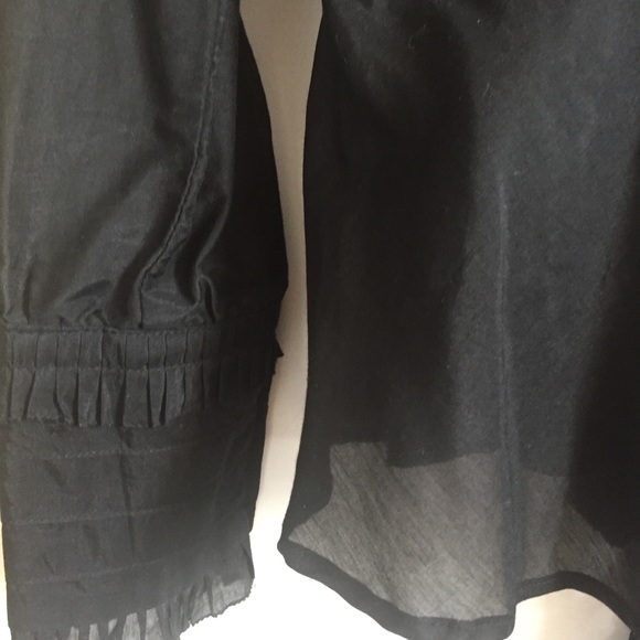 Zara Silk Blend Ruffle Top - Picture 6 of 6